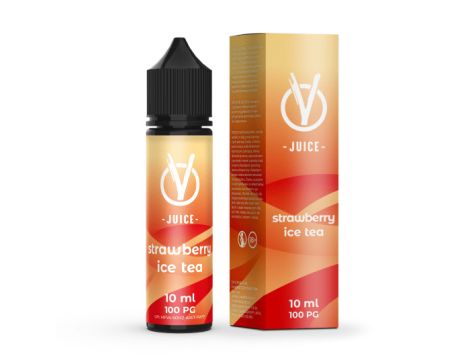 Longfill VBar VJuice 10/60ml - Strawberry Ice Tea